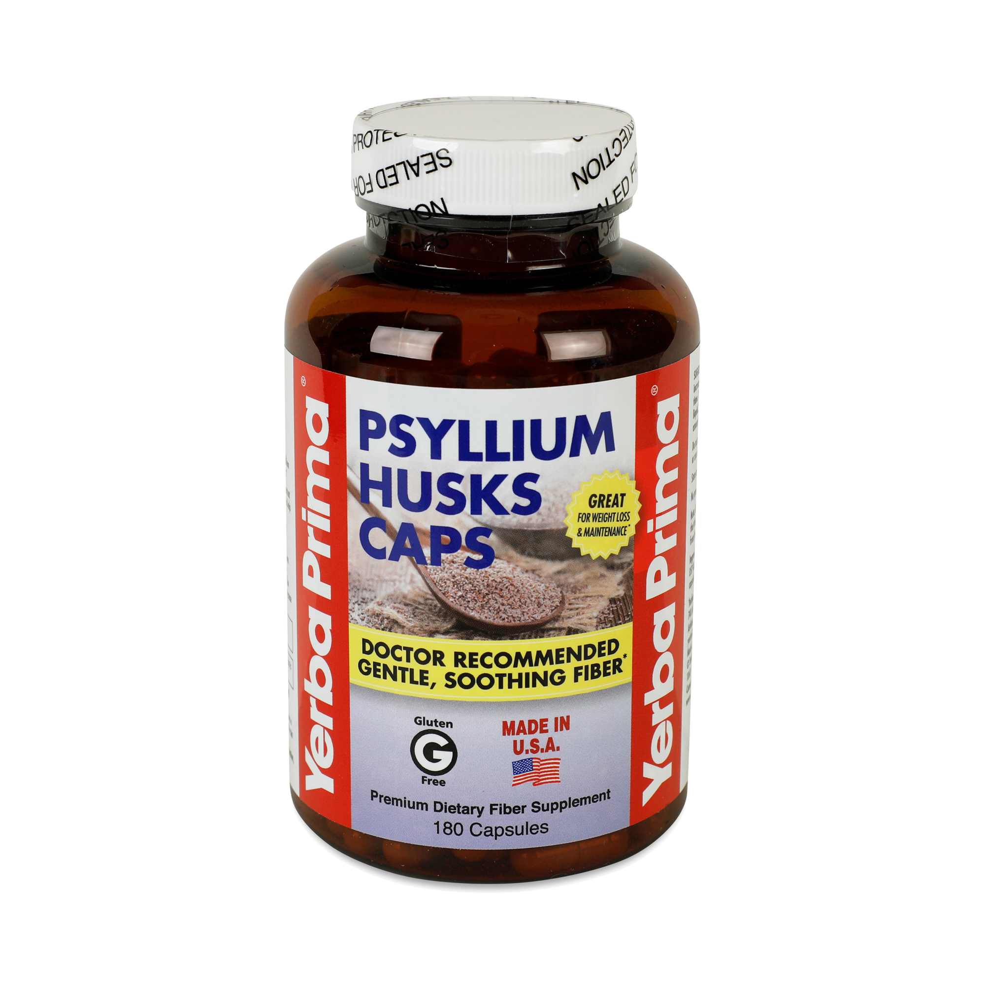 Yerba Prima Psyllium Husk Capsules Thrive Market