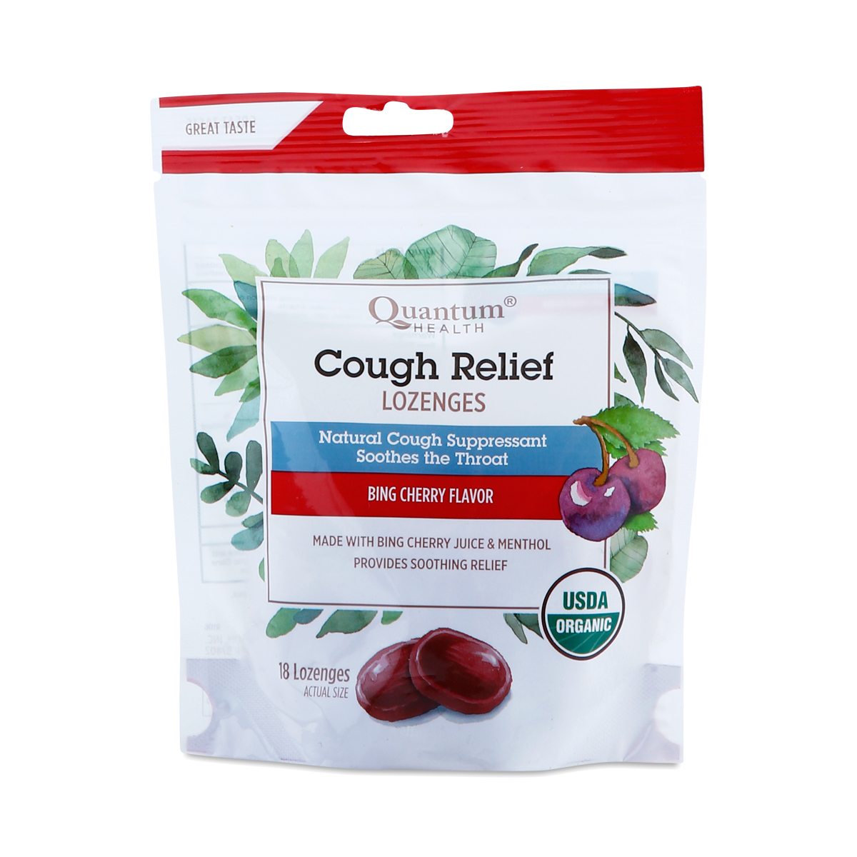 Cough Relief Lozenges, Bing Cherry