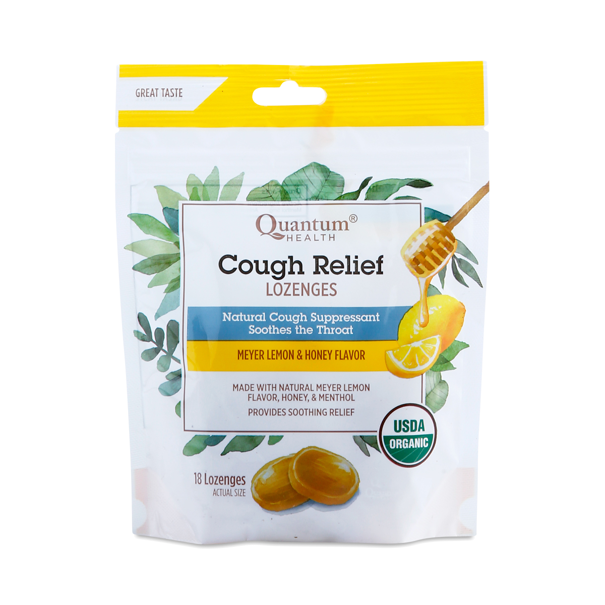 Cough Relief Lozenges, Meyer Lemon