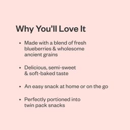 Gluten Free Fig Bars, Blueberry