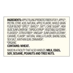 Organic Fruit & Grain Bars, Apple Cinnamon
