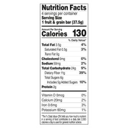Organic Fruit & Grain Bars, Apple Cinnamon