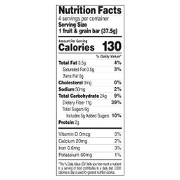 Organic Fruit & Grain Bars, Strawberry
