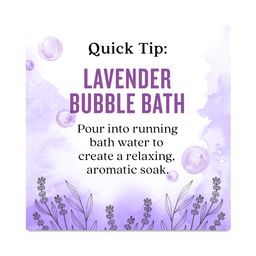 Relaxing Lavender Bubble Bath