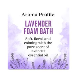 Relaxing Lavender Foam Bath