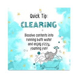 Kids Clearing Fizzy Bath