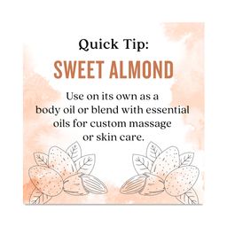 Sweet Almond Oil for Skin