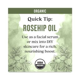 Organic Rosehip Oil for Skin & Hair