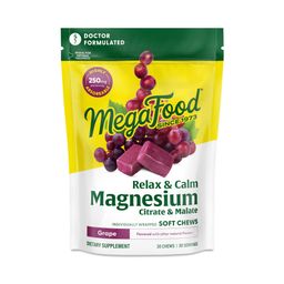 Relax & Calm Magnesium Soft Chews, Grape