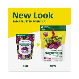 Relax & Calm Magnesium Soft Chews, Grape