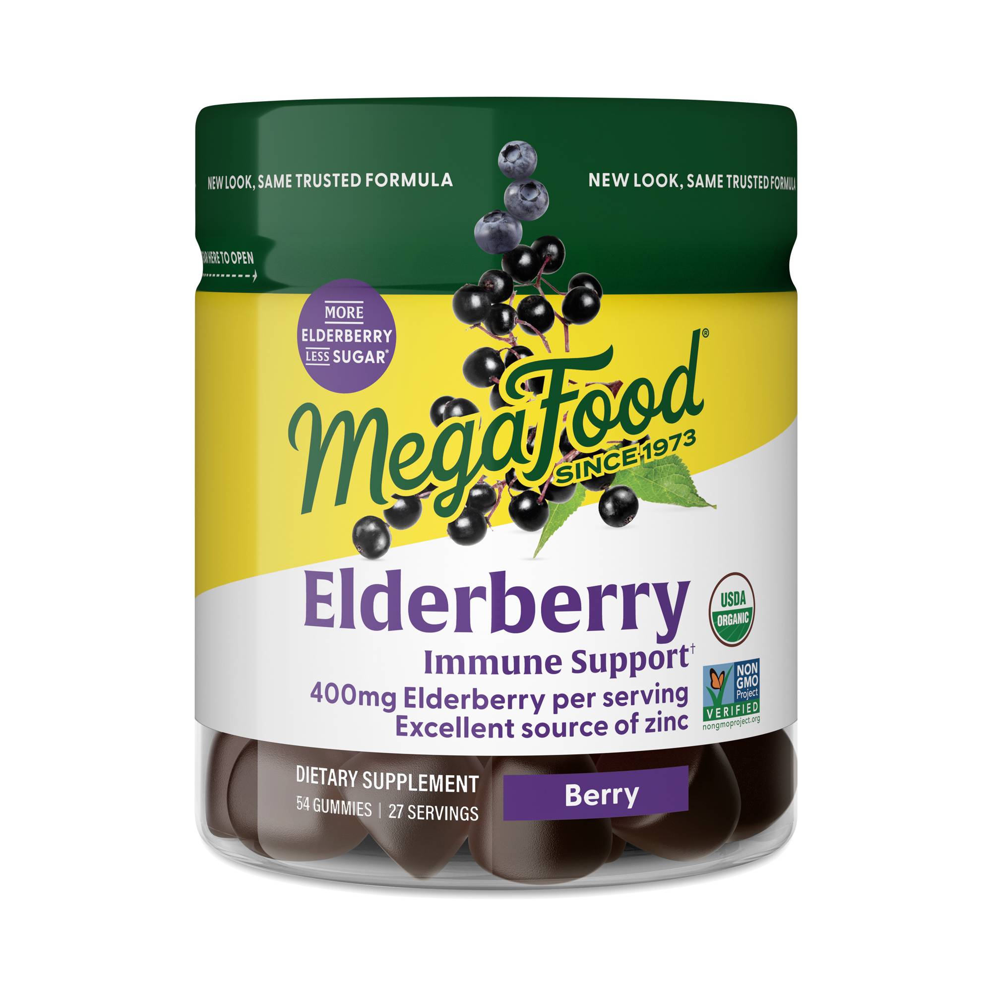 Elderberry Immune Support Gummies, Berry