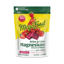 Relax & Calm Magnesium Soft Chews, Strawberry