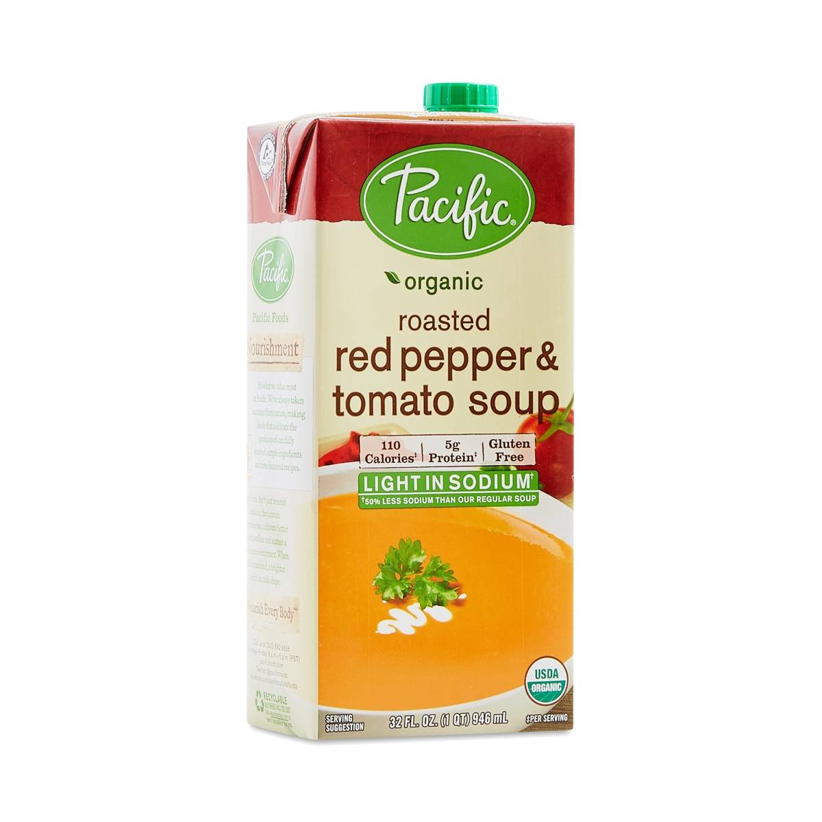 Organic Light Sodium Roasted Red Pepper & Tomato Soup Thrive Market