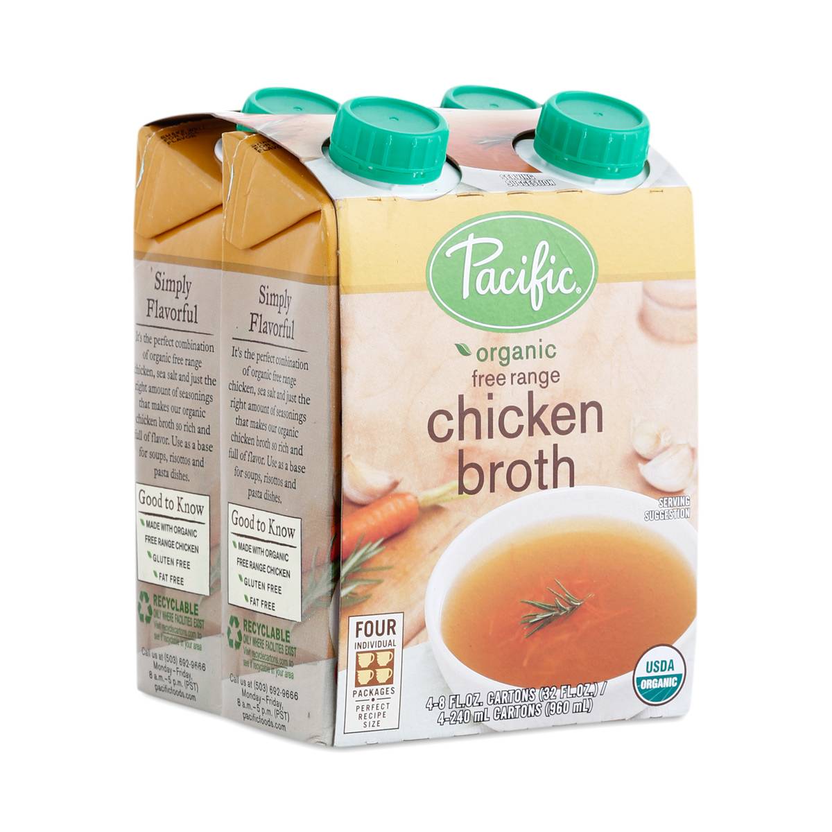 Organic Free Range Chicken Broth by Pacific Foods Thrive Market