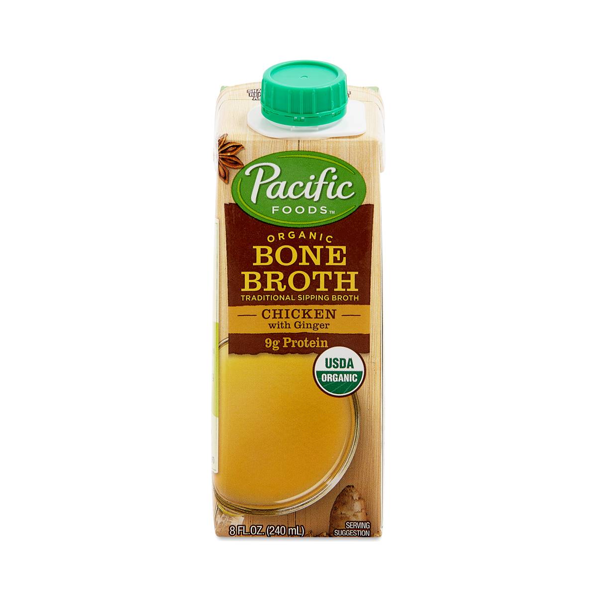 Organic Chicken Bone Broth with Ginger by Pacific Foods Thrive Market