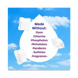 Free & Clear Laundry Detergent Pods, Unscented