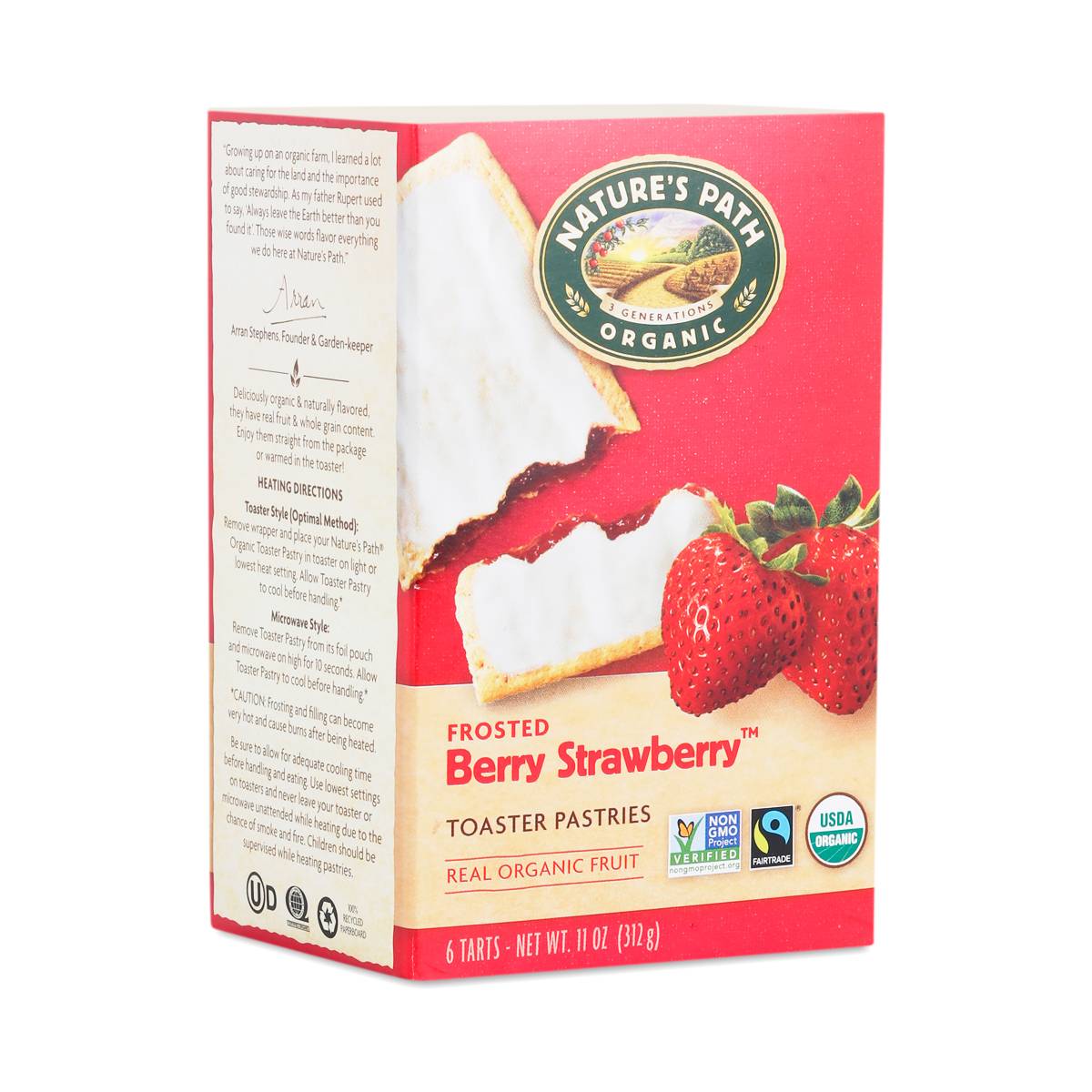 Organic Frosted Strawberry Toaster Pastries Thrive Market
