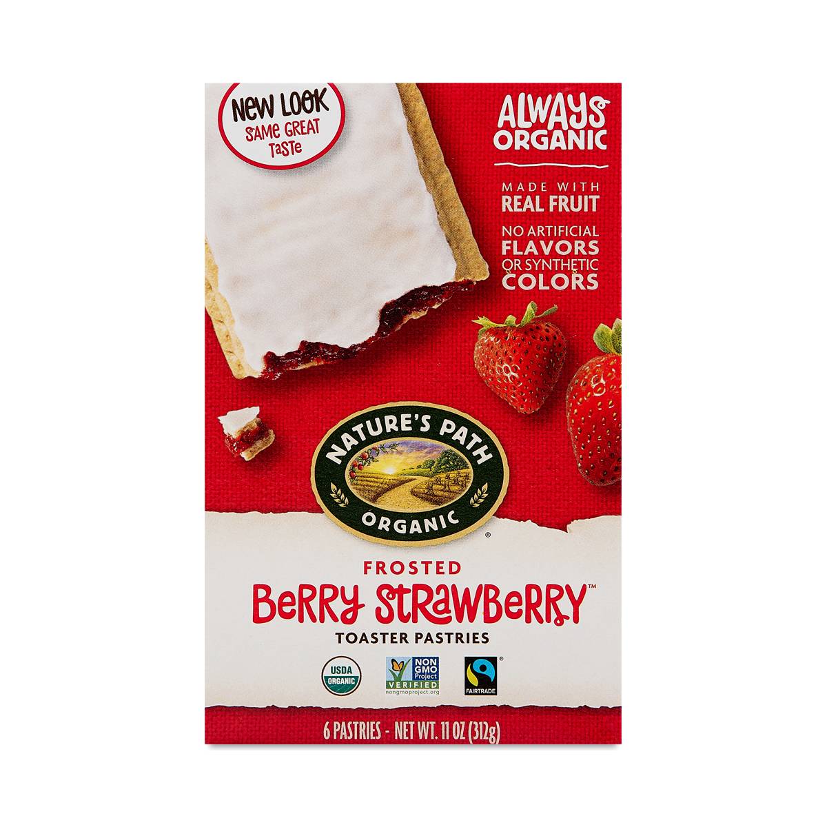 Organic Frosted Strawberry Toaster Pastries Thrive Market