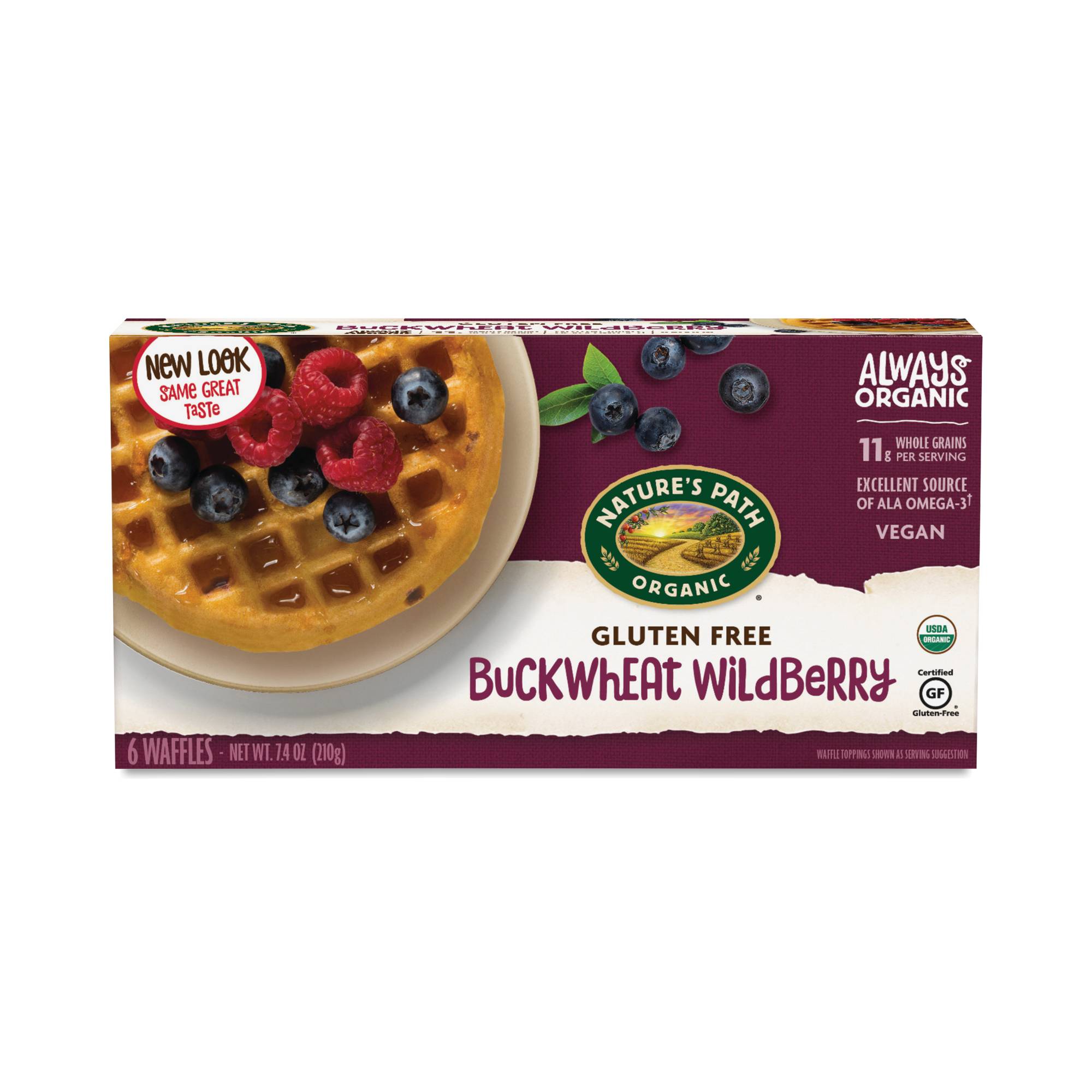 Organic Buckwheat Wildberry Waffles