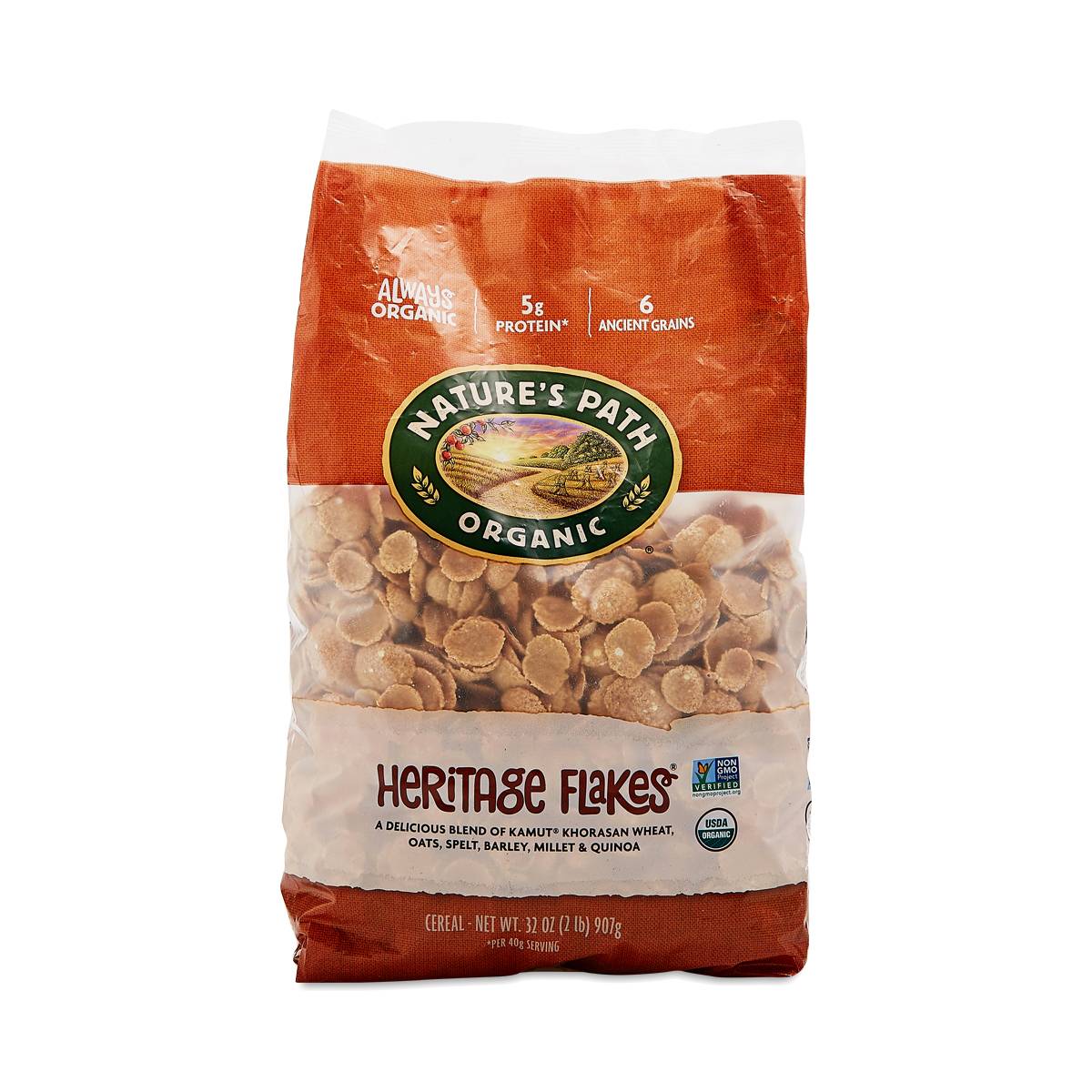 Nature's Path Heritage Flakes Organic Cereal - Thrive Market