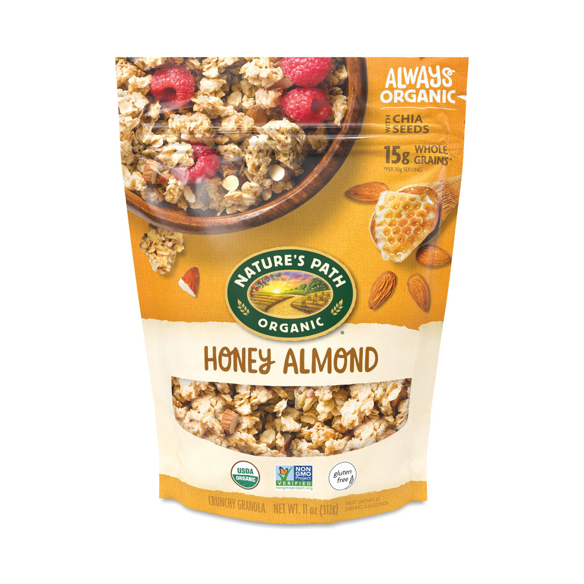 Organic Honey Almond Gluten Free Granola