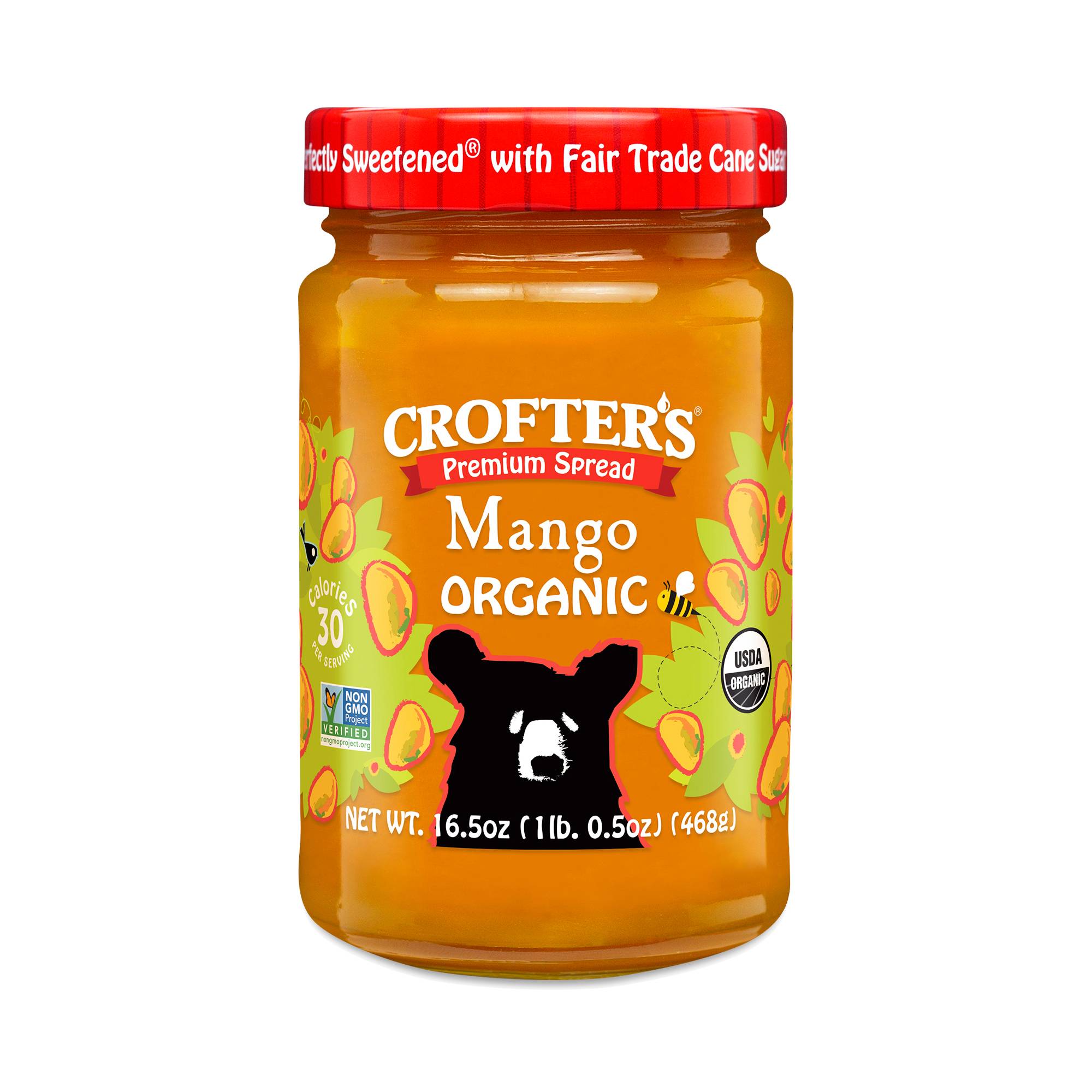 Organic Premium Fruit Spread, Mango