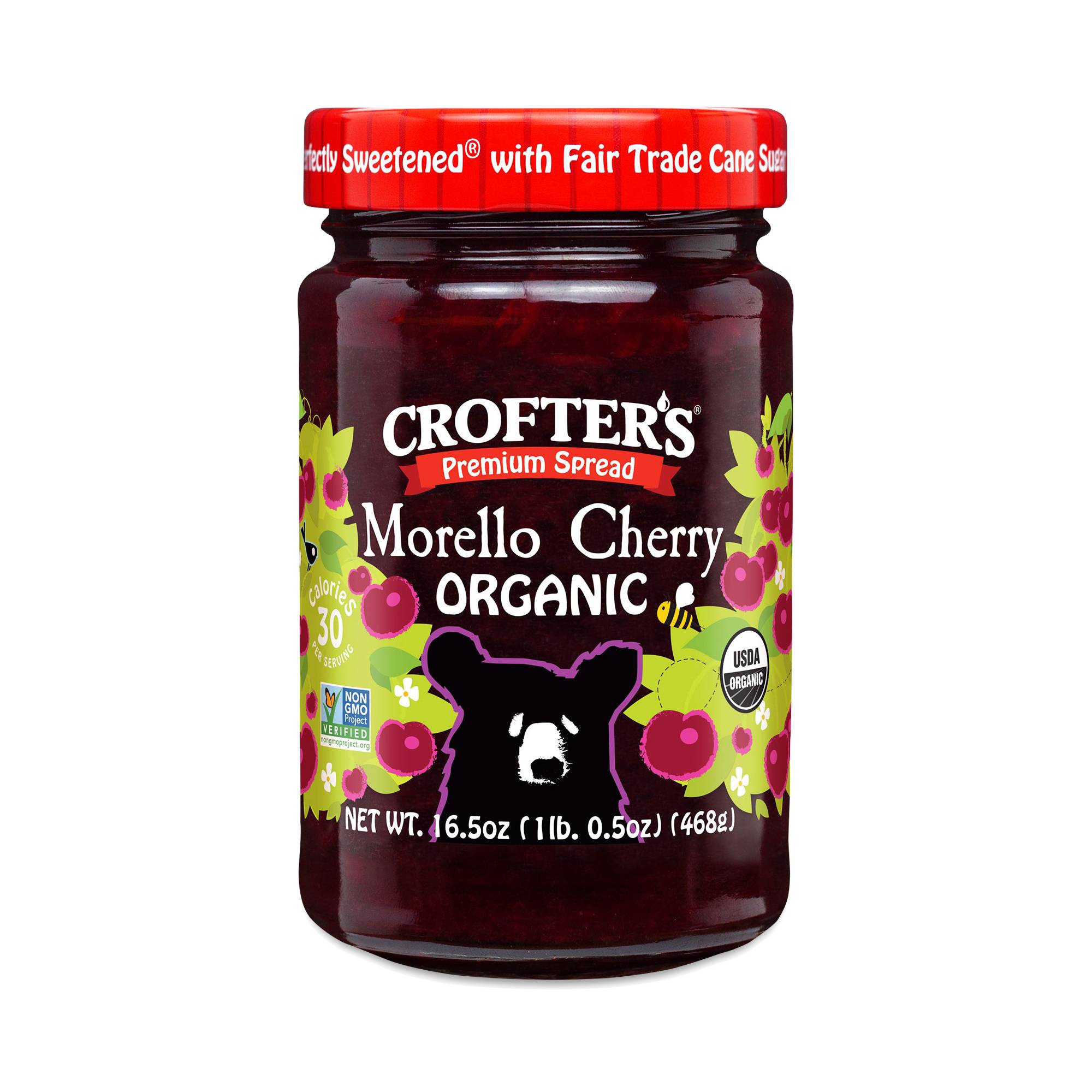 Organic Premium Fruit Spread, Morello Cherry