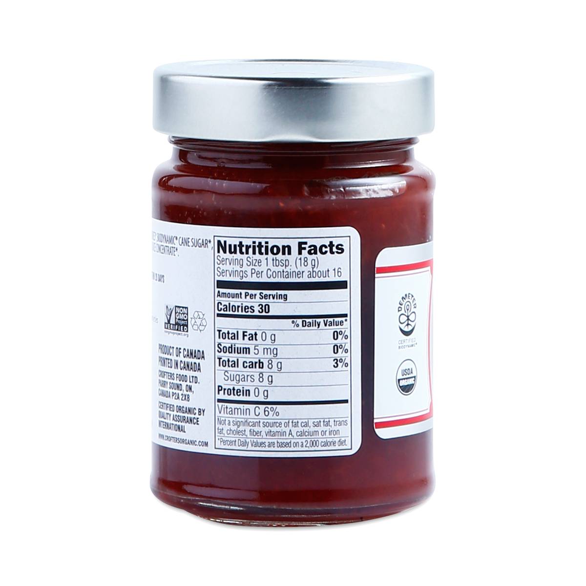 Biodynamic Strawberry Jam by Crofter’s Thrive Market