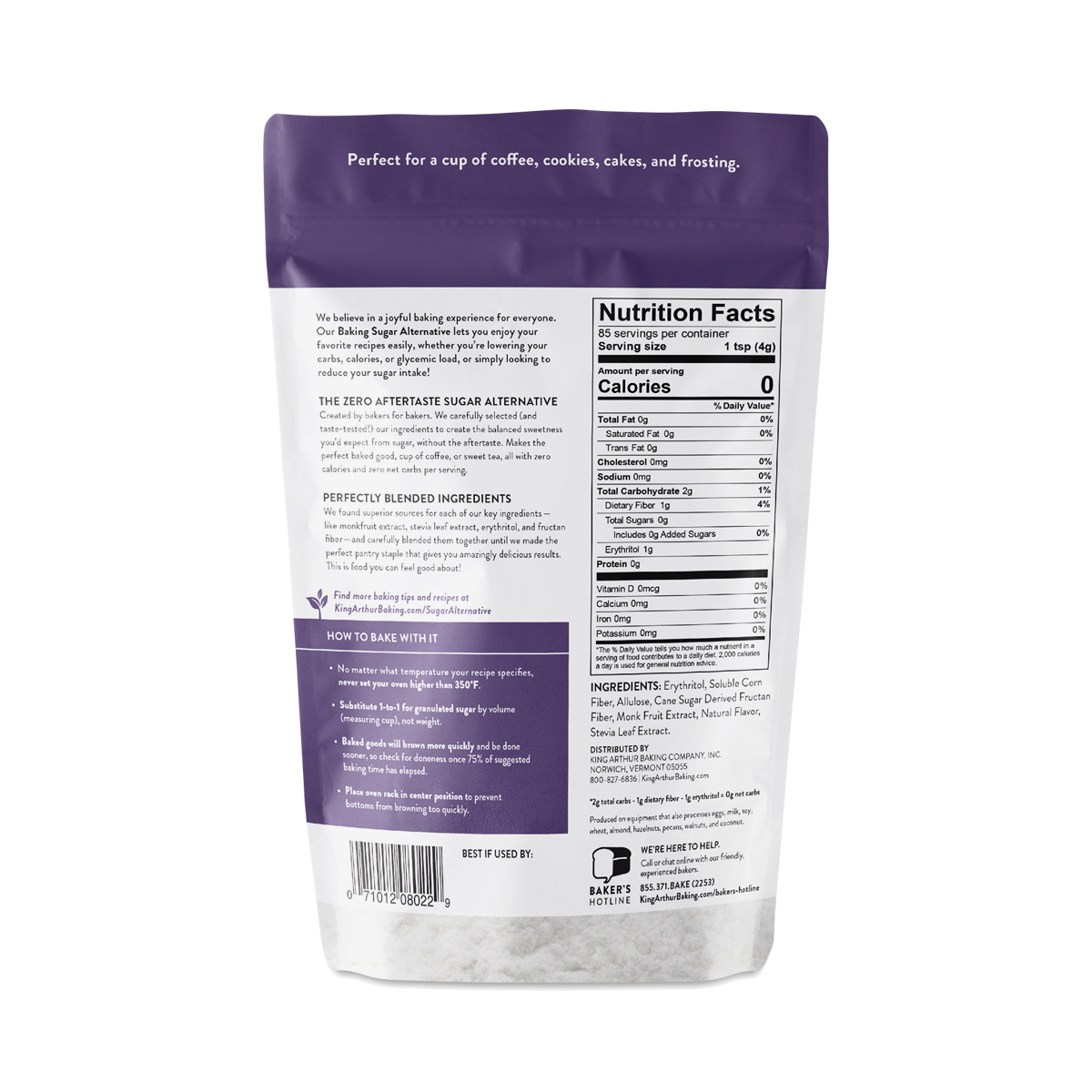 King Arthur Baking Company Baking Sugar Alternative Thrive Market