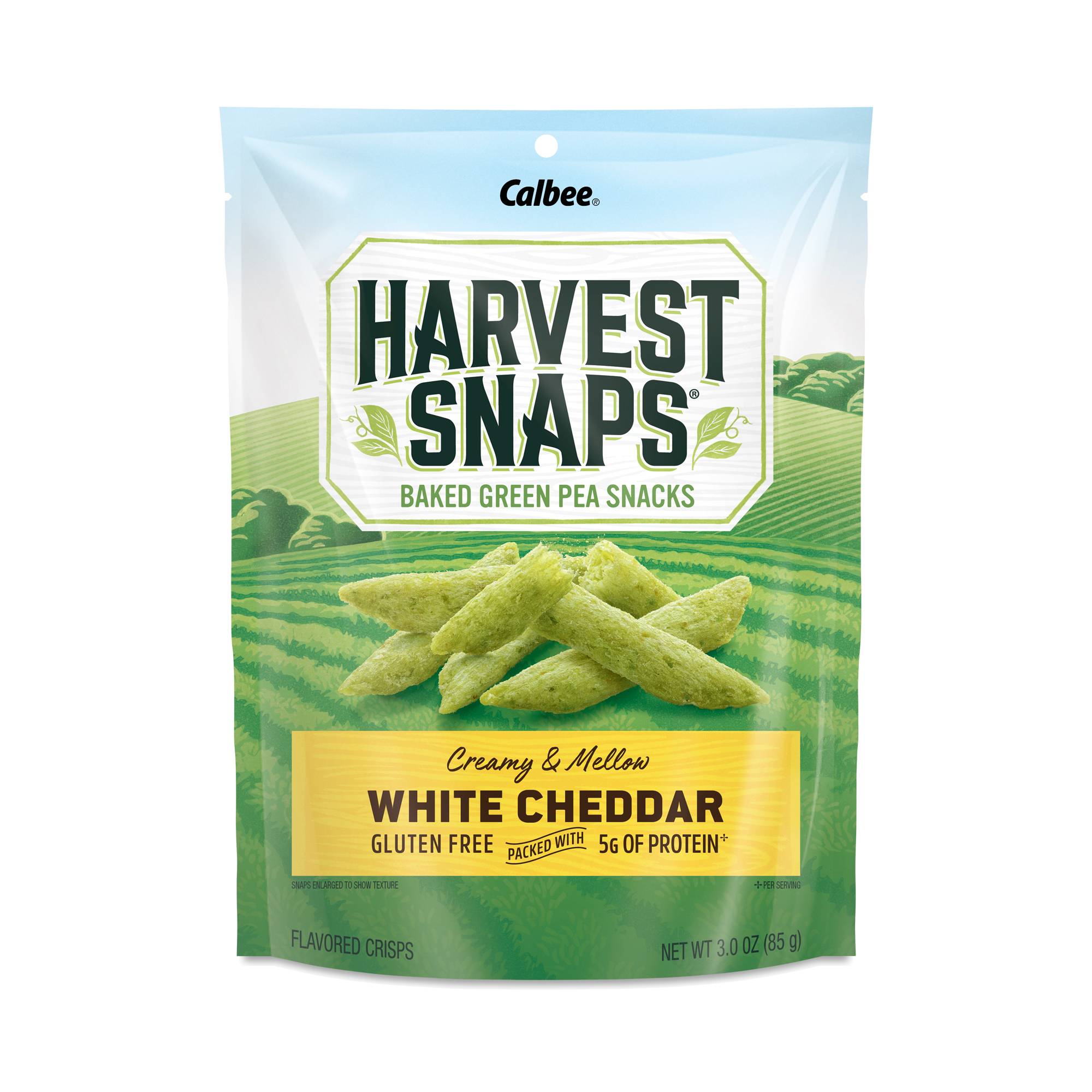 Baked Green Pea Snacks, White Cheddar
