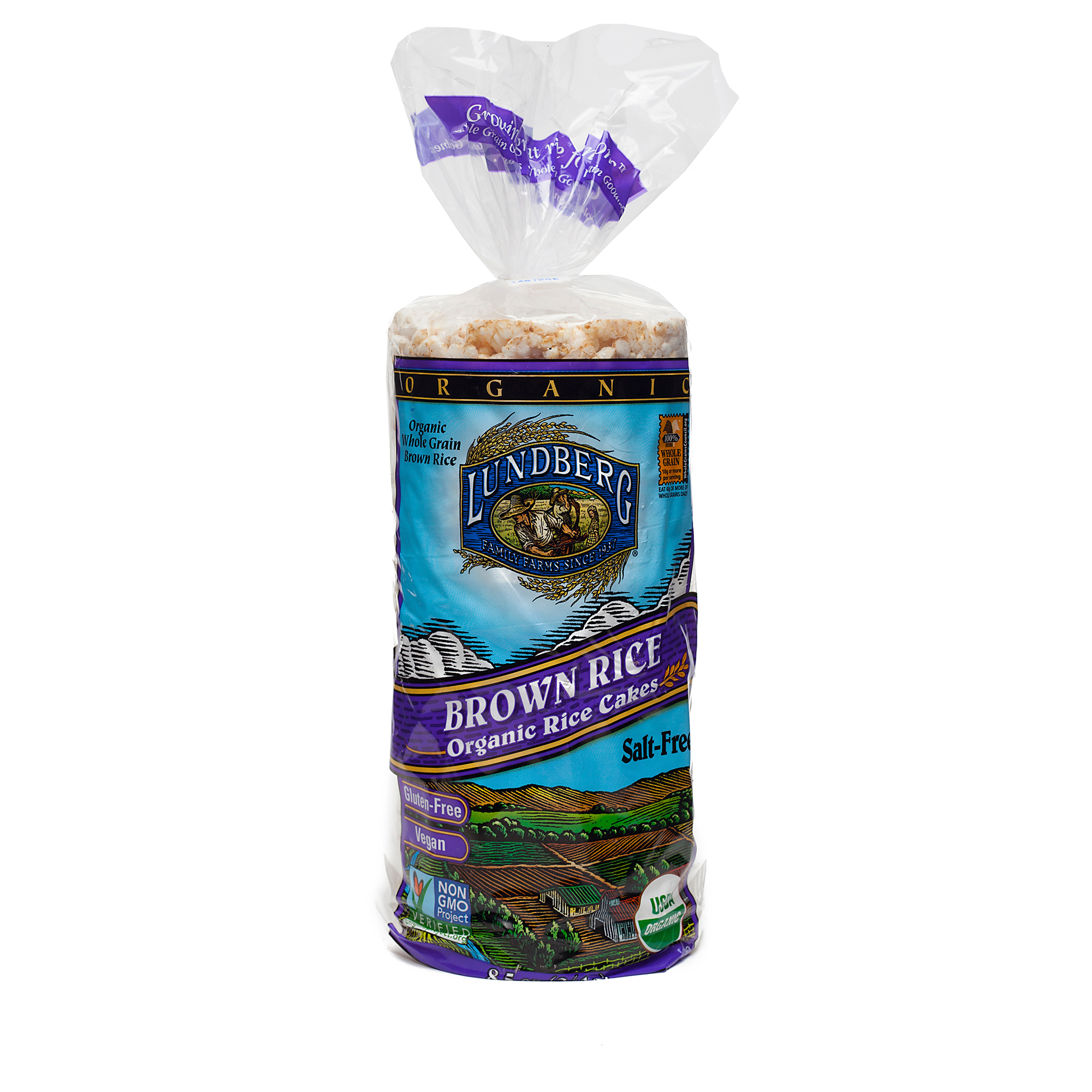 Organic Brown Rice Cakes - Salt Free