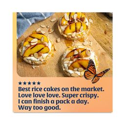 Organic Rice Cakes, Cinnamon Toast