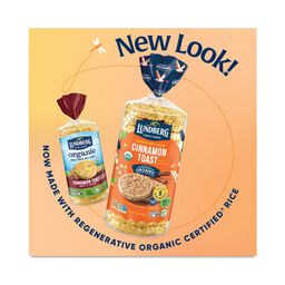 Organic Rice Cakes, Cinnamon Toast