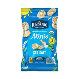 Organic Rice Cake Minis, Sea Salt