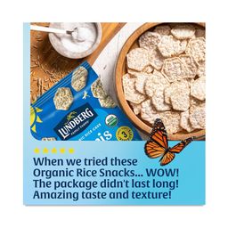 Organic Rice Cake Minis, Sea Salt