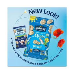 Organic Rice Cake Minis, Sea Salt