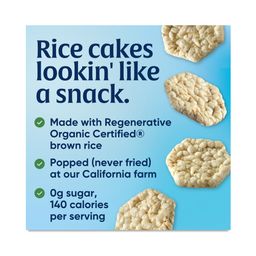 Organic Rice Cake Minis, Sea Salt