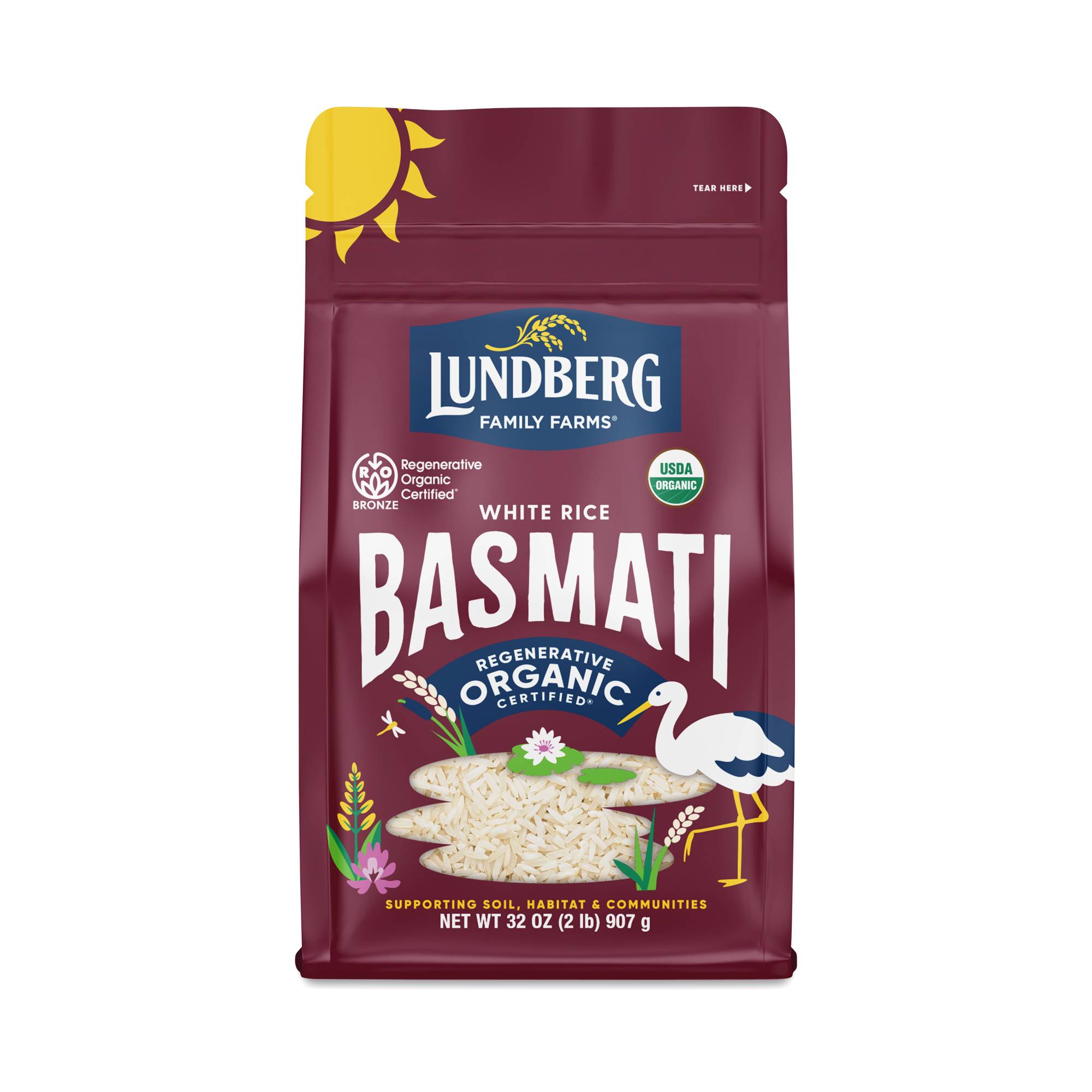 Regenerative Organic White Basmati Rice