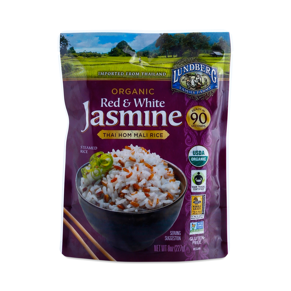 Organic Thai Red & White Jasmine Rice