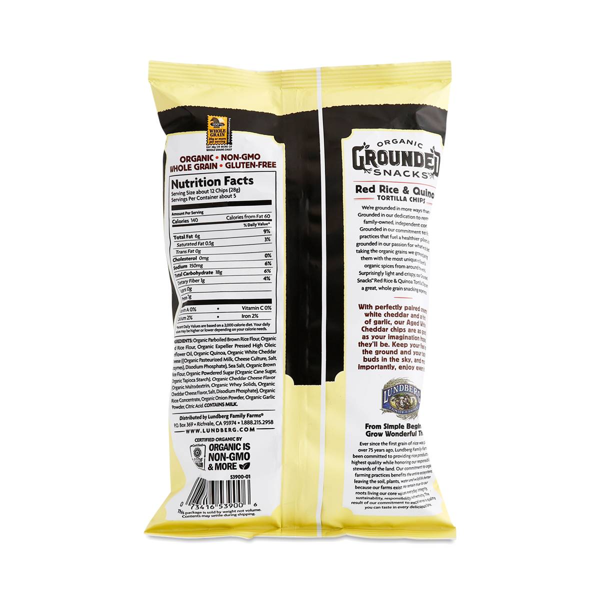 Aged White Cheddar Rice & Quinoa Chips Thrive Market