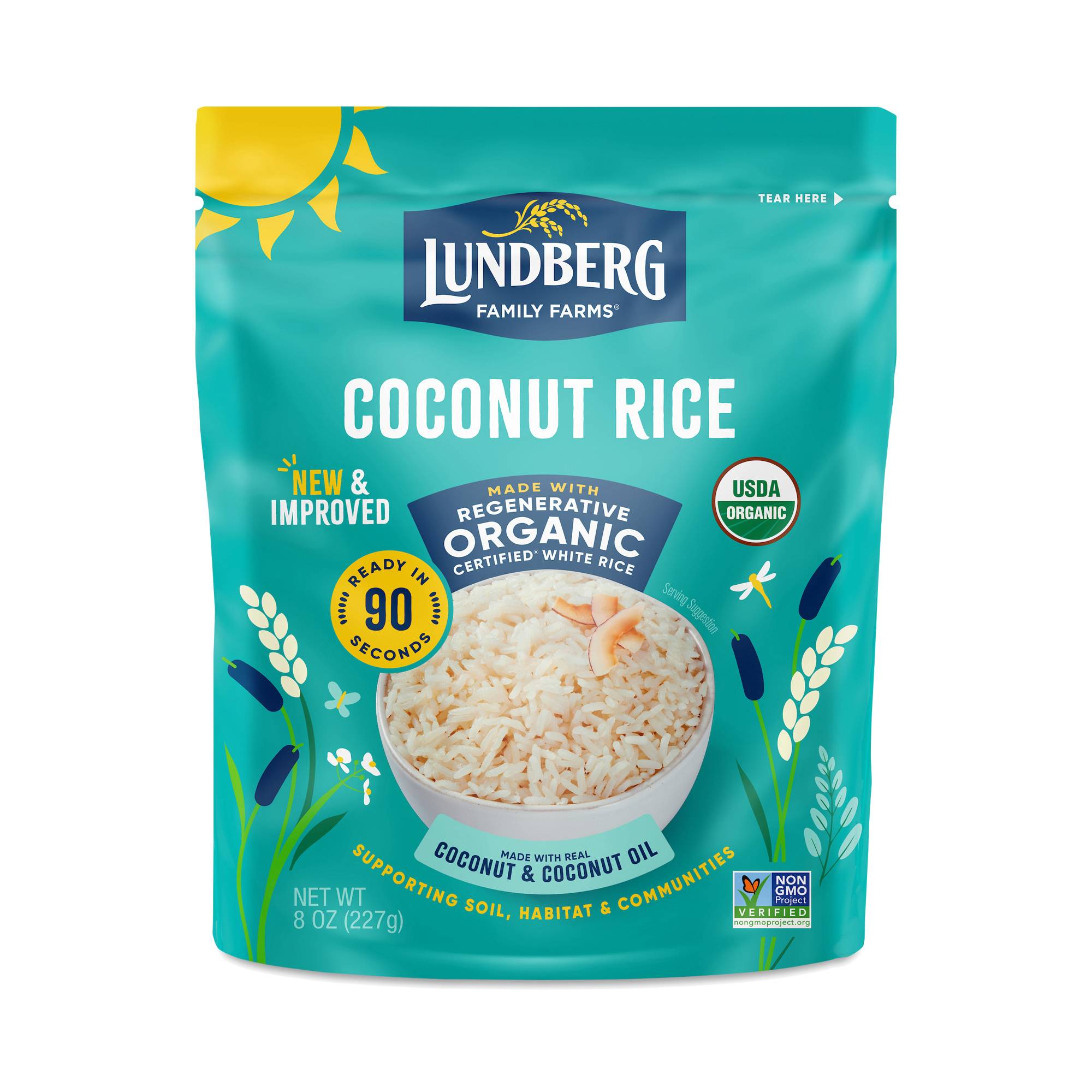 Regenerative Organic 90-Second Coconut Rice