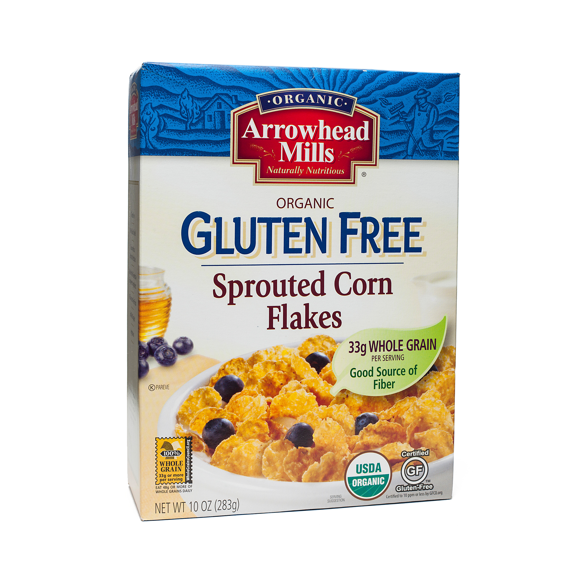 Sprouted Corn Flakes Cereal by Arrowhead Mills Thrive Market