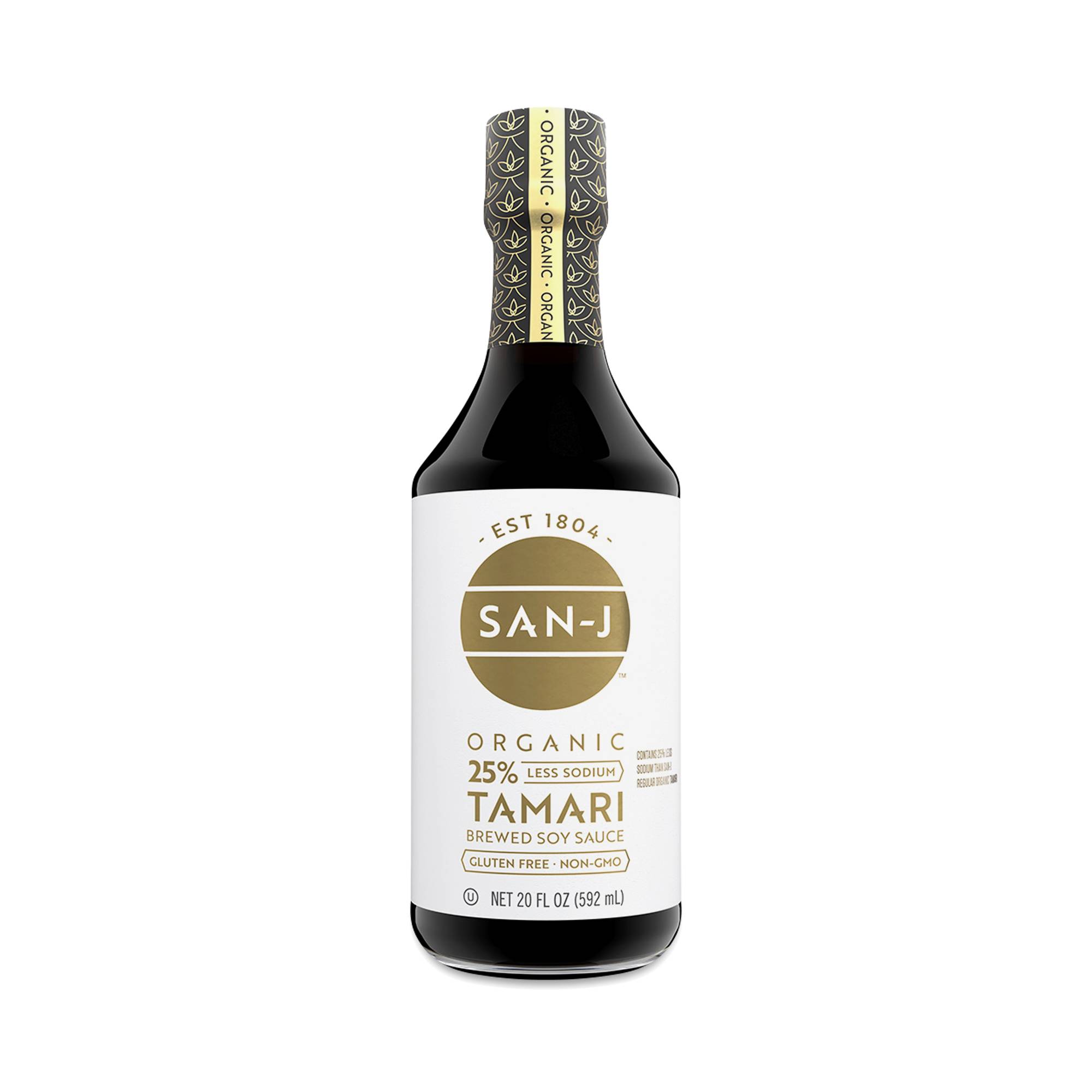Organic Tamari Gluten-Free Soy Sauce, Reduced Sodium