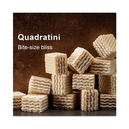 Quadratini Wafer Cookies, Vanilla