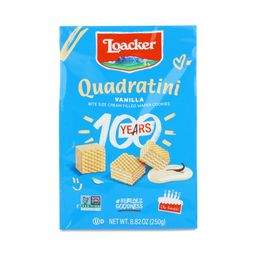 Quadratini Wafer Cookies, Vanilla