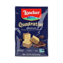 Quadratini Wafer Cookies, Chocolate
