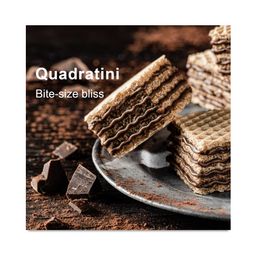 Quadratini Wafer Cookies, Dark Chocolate