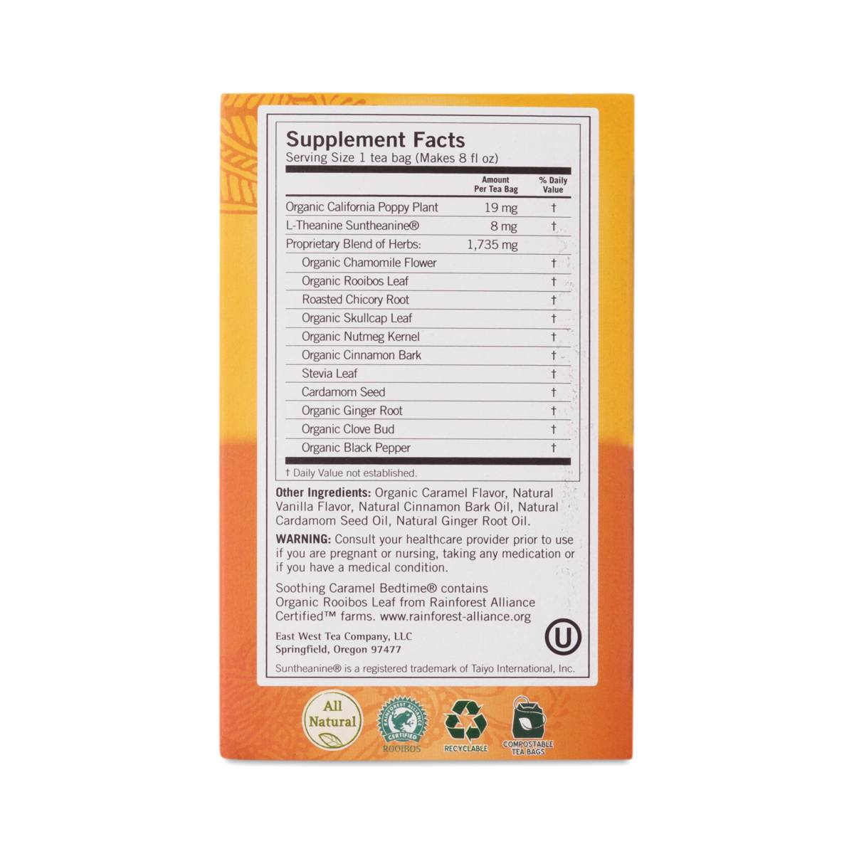 Soothing Caramel Bedtime Tea by Yogi Tea Thrive Market