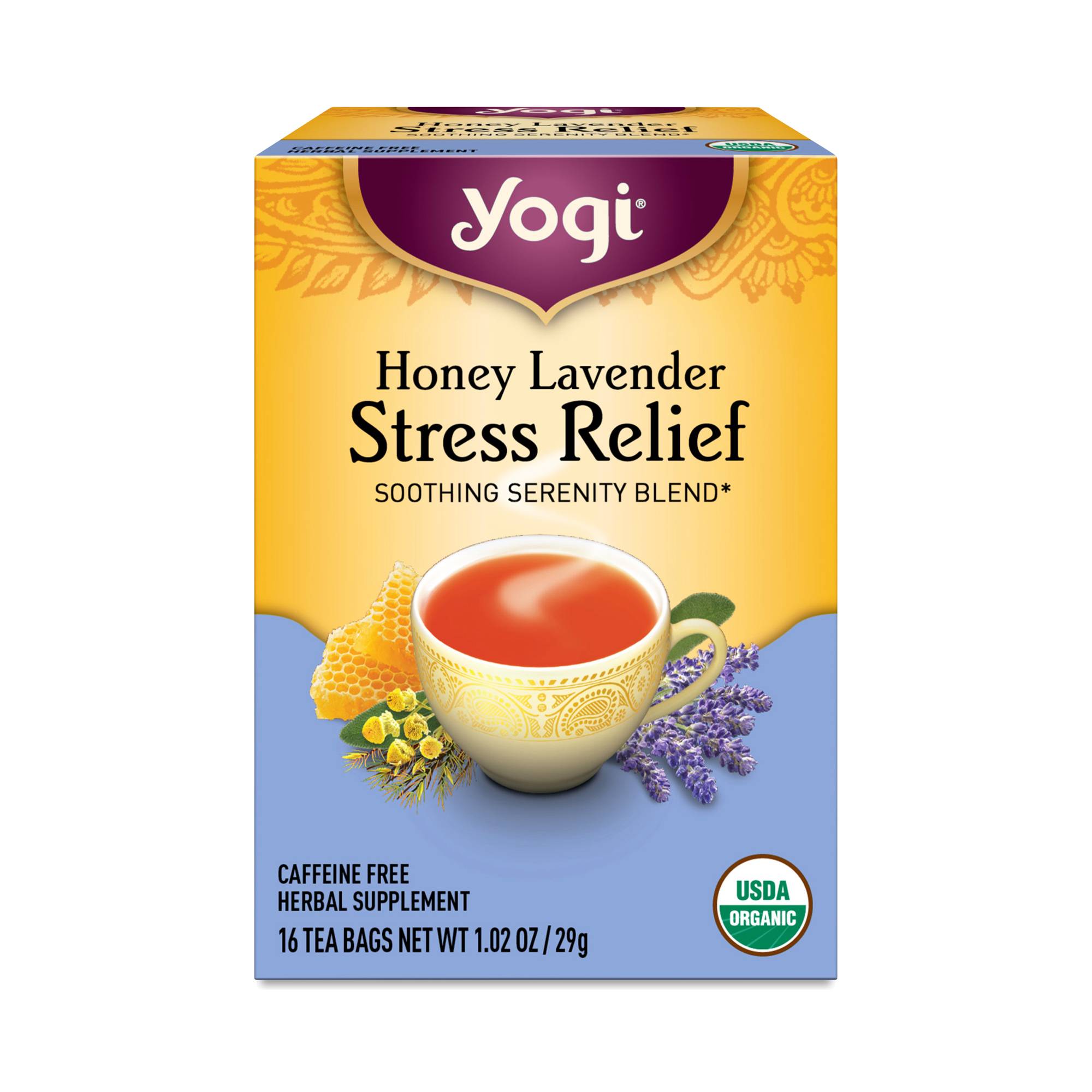 Honey Lavender Stress Relief Tea