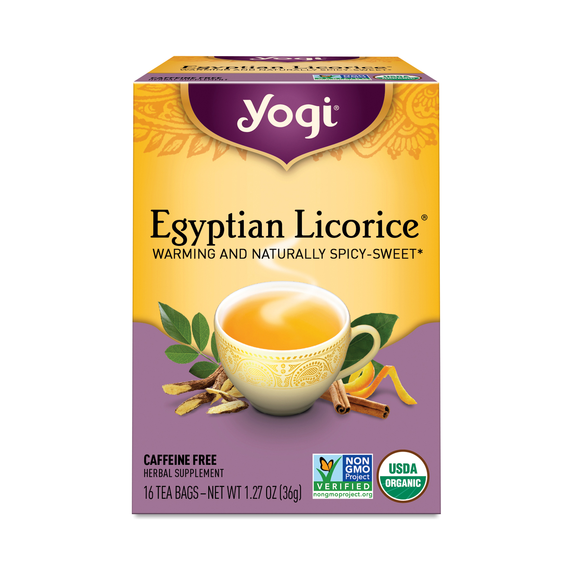Egyptian Licorice Tea by Yogi Tea Thrive Market